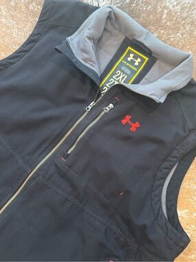 Under Armour UA Storm Vest Men’s 2XL Black Red Cotton Insulated